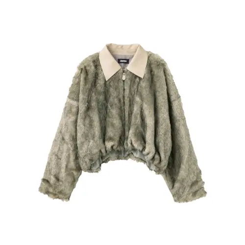 JIMWAG Bicolor fake fur blouson