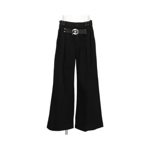 DAIRIKU "D"BUCKLE SUPER WIDE CHINO PANTS
