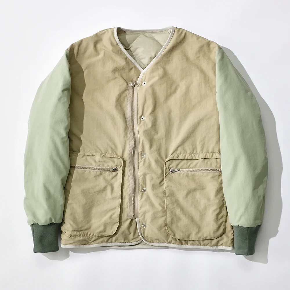 MANUAL ALPHABET NANGA×MANUAL ALPHABET CMR REVERSLE DOWN JACKET