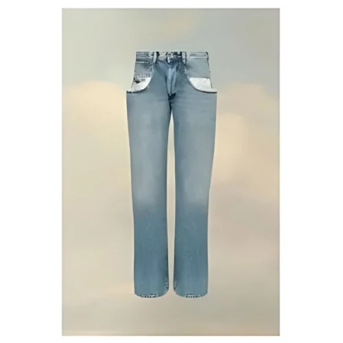 Maison Margiela ストレートジーンズ コントラストポケット付き