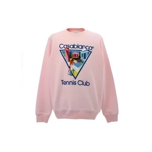 CASABLANCA LA JOUEUSE PRINTED SWEATSHIRT
