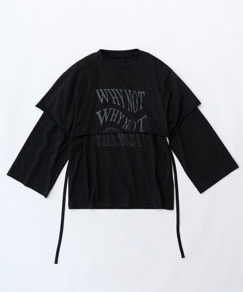 MAISON SPECIAL WHY NOT Layered Long T-shirt
