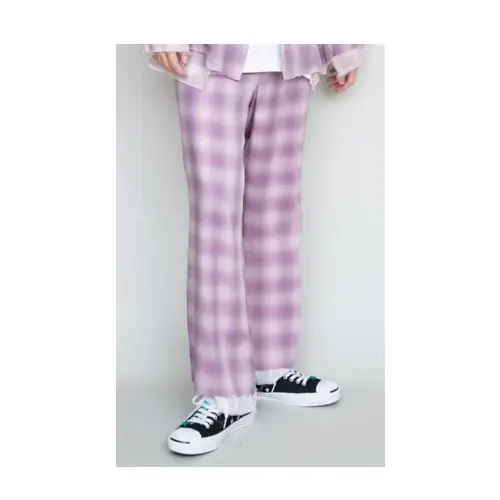 DISCOVERED OMBRECHECK SLACKS PANTS