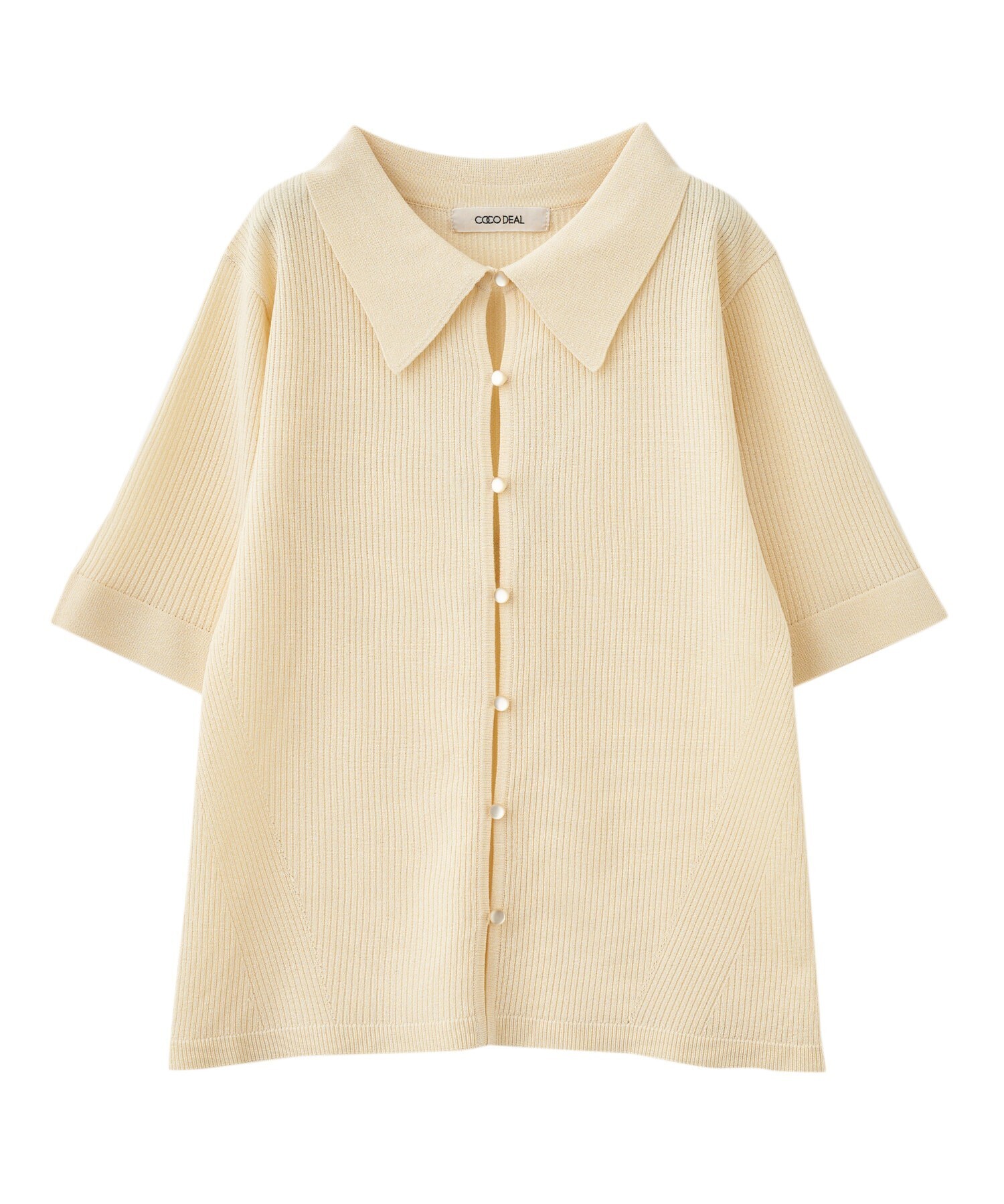 COCODEAL シアーニットシャツ