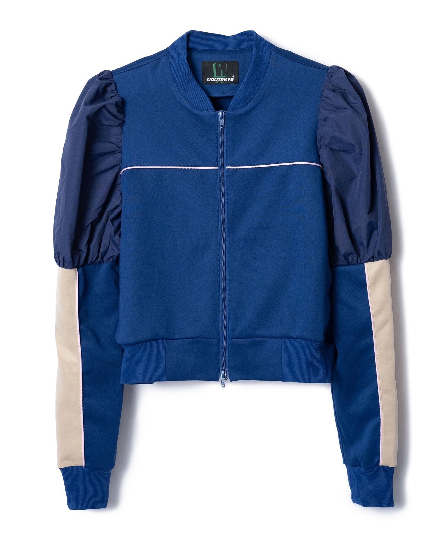 NON TOKYO PUFF SLEEVE ZIP-UP JERSEY