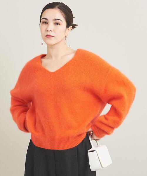 BEAUTY&YOUTH UNITED ARROWS ヘアリーVネックニットプルオーバー