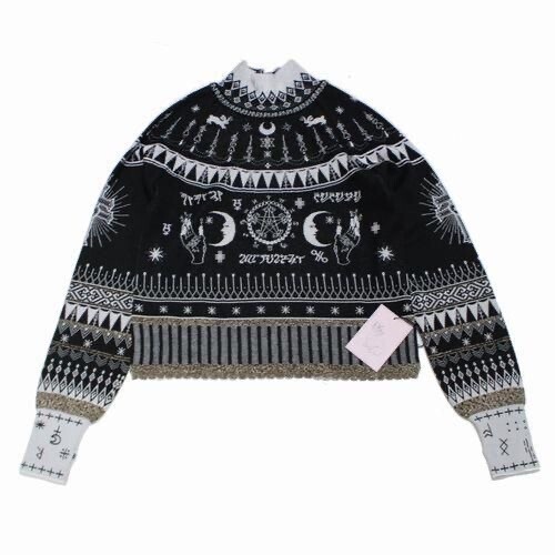 rurumu: 21AW tribal tattoo knit tops