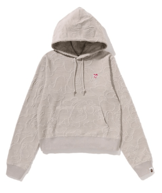 A BATHING APE NEON CAMO JACQUARD PULLOVER HOODIE