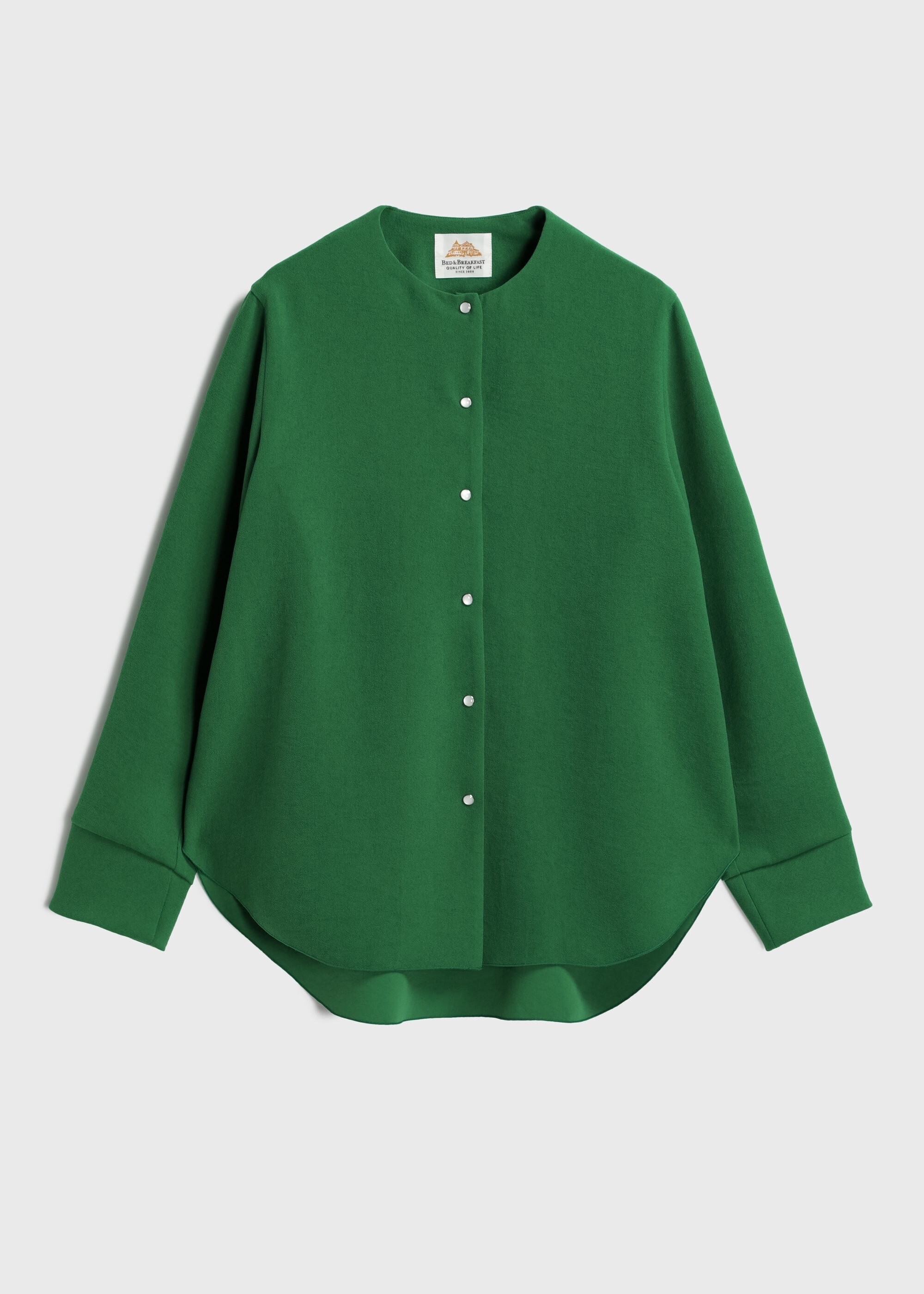Bed&Breakfast Back Satin Dry Georgette Blouse