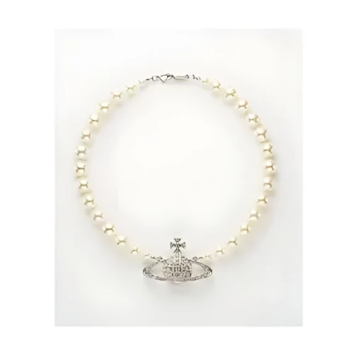 Vivienne Westwood ONE ROW PEARL BAS RELIEF チョーカー