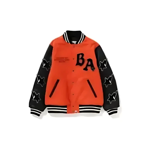 A BATHING APE A BATHING APE RELAXED FIT VARSITY JACKET M