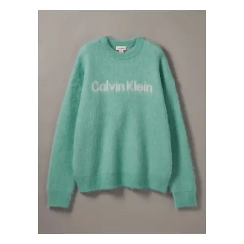Calvin Klein アルパカロングスリーブクルーネックニット