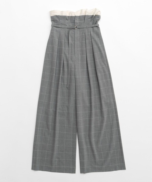 MAISON SPECIAL High Waist Wide Pants