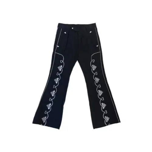 el conductorH HEART EMBROIDERED WESTERN TROUSERS