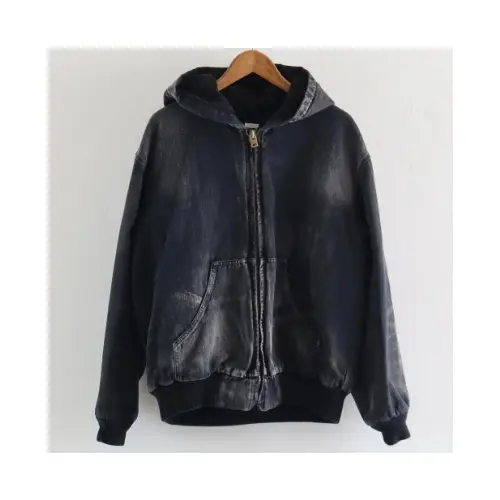 A.PRESSE Silk Linen Hooded Parka