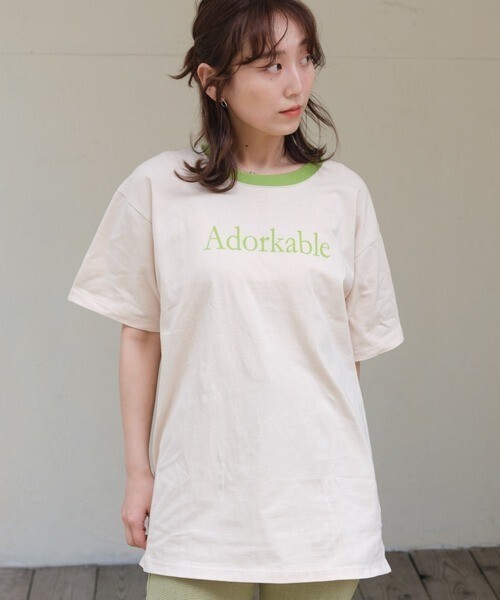 Kastane リンガーフロッキーロゴT