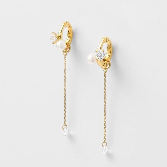 VENDOME BOUTIQUE 淡水パール 2WAYイヤリング