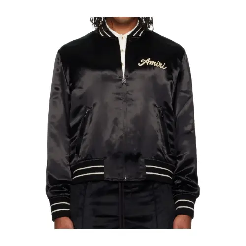 AMIRI サテン ボンバージャケット