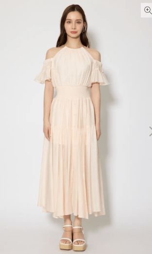 rienda 2WAYホルターネックロンパース