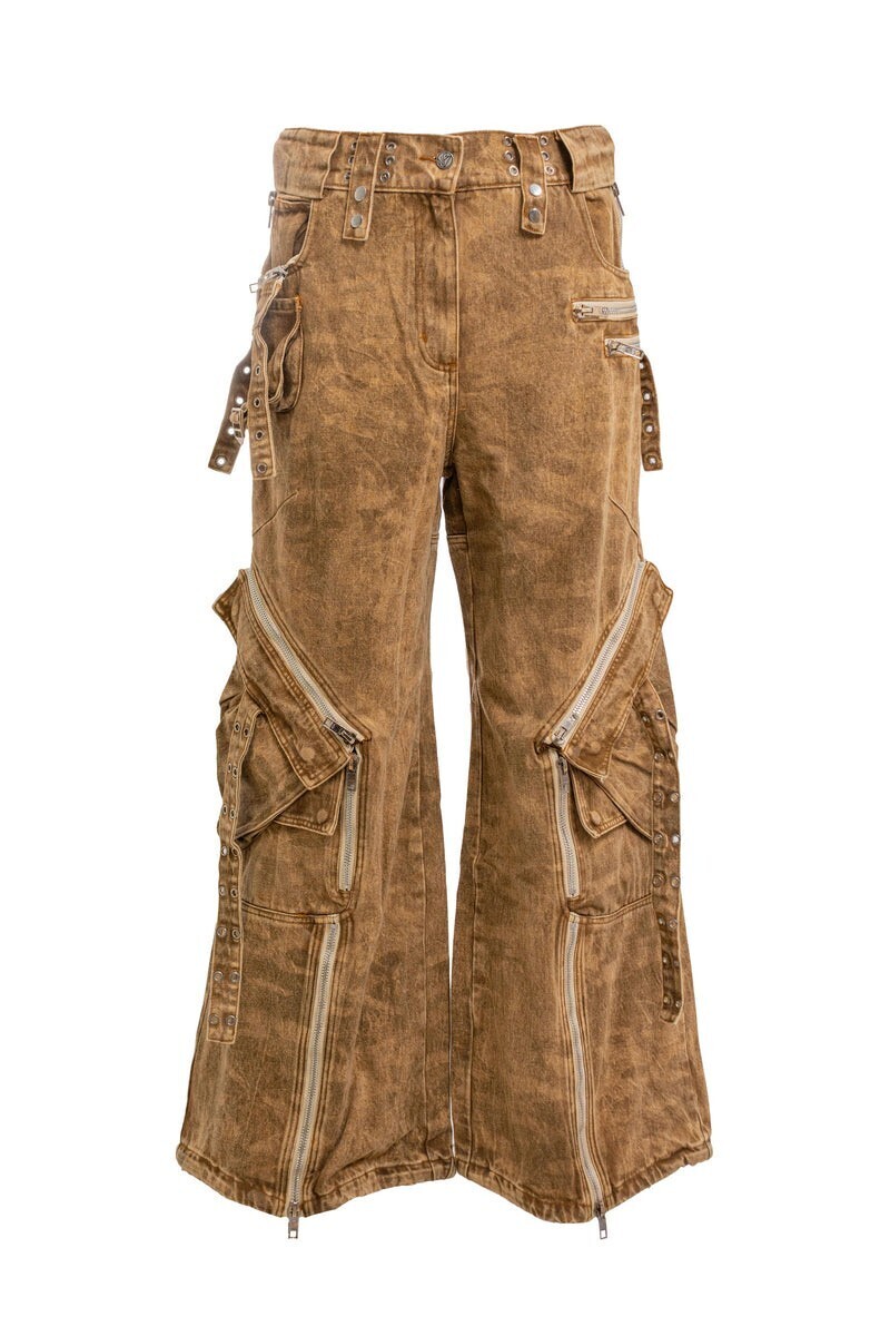 NO/FAITH STUDIOS CARGO DENIM PANTS