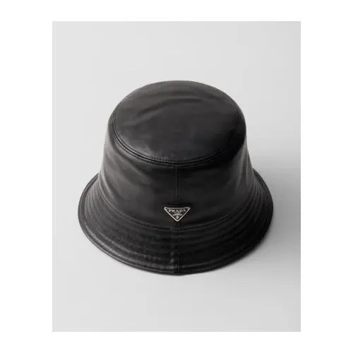 PRADA ナッパレザー バケットハット