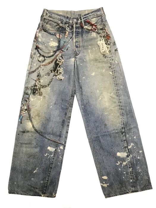 Acne Studios BAGGY FIT JEANS 1981M 転写デニムパンツ