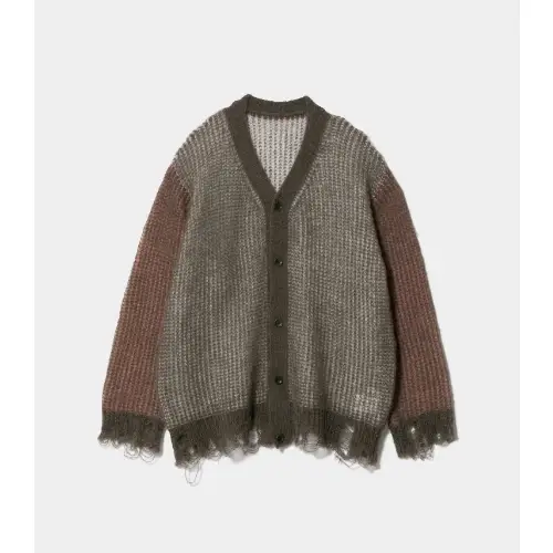 beautiful people wooledmohair knitted cardigan