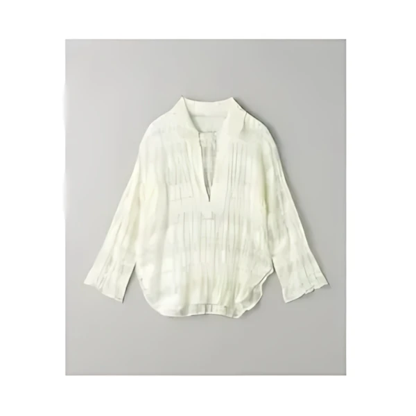 H BEAUTY&YOUTH シアーボーダー チュニック