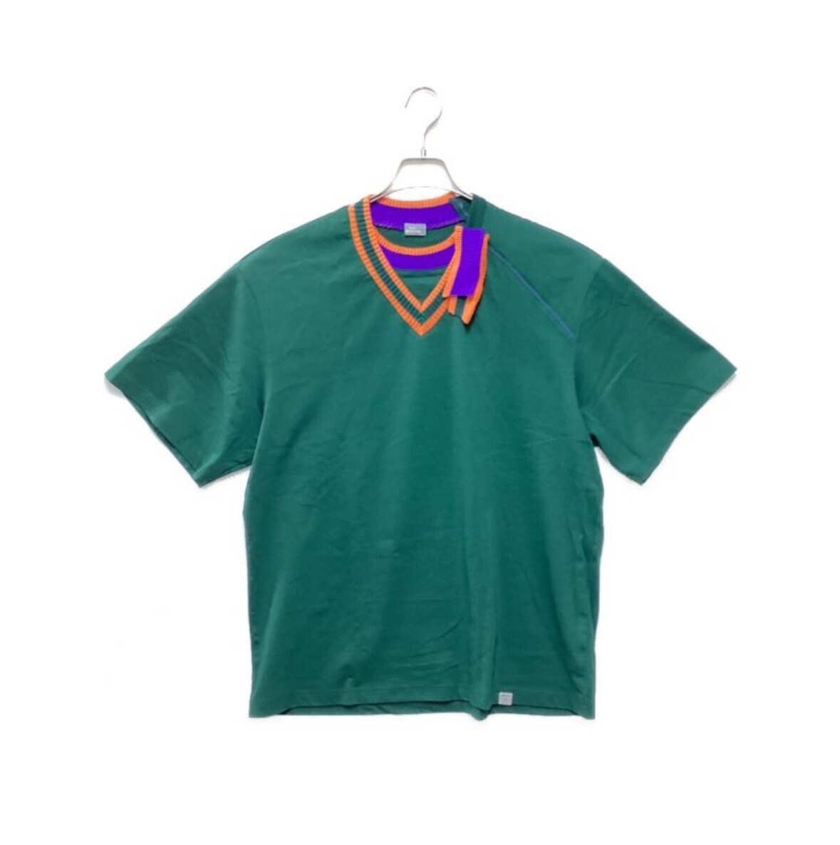 kolor/BEACON 襟元切替Tシャツ