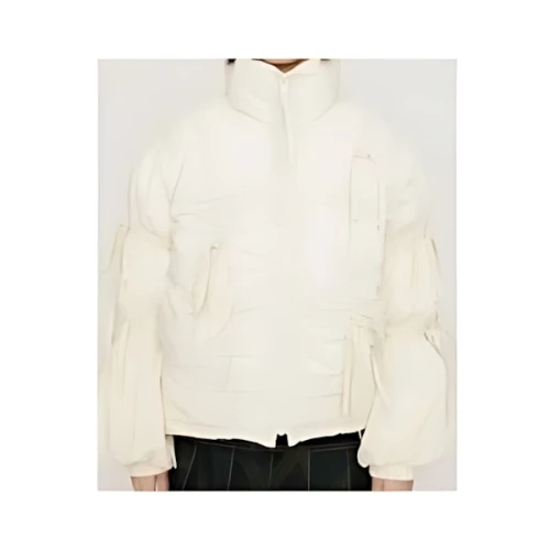 SLY RIBBON GATHER PUFFER ジャケット