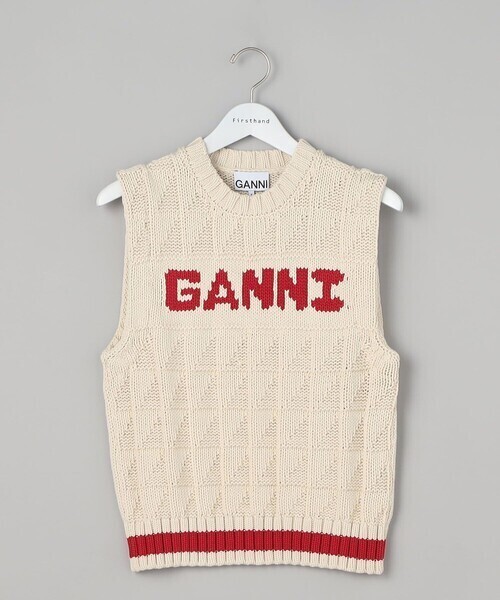 GANNI Cotton Rope Vest