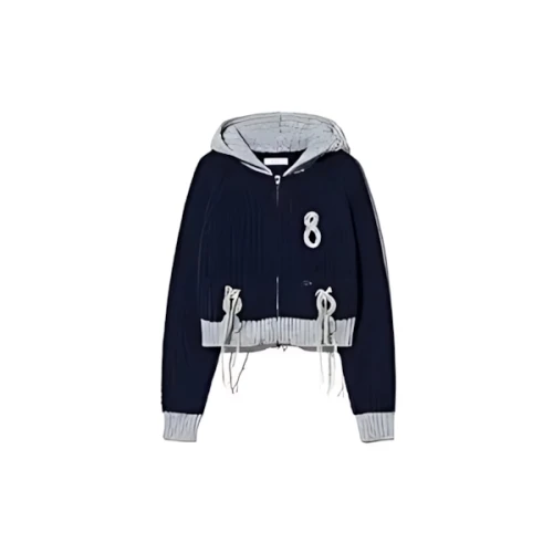 Kijun Crochet Knit Hoodie