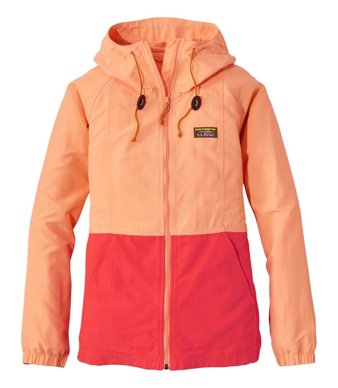 L.L.Bean ウィメンズ マウンテン・クラシック・フルジップ・ジャケット カラーブロック