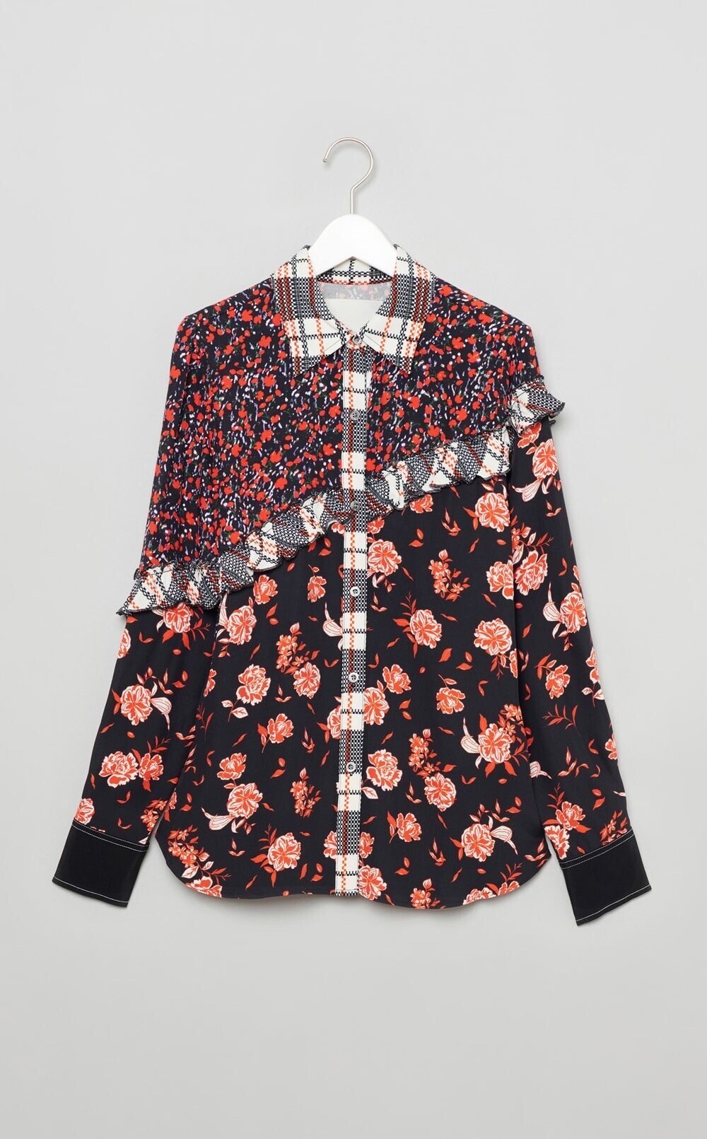 3.1 Phillip Lim コラージュフラワープリントブラウス
