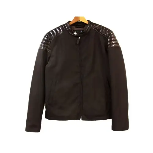 GUCCI レザーヨーク切替 中綿ジャケット