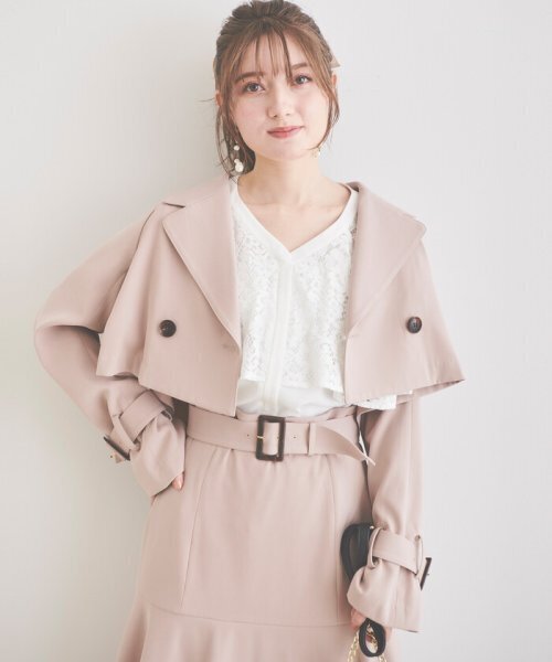 LAISSE PASSE ショートトレンチジャケット