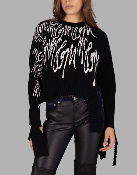 MSGM レター グラフィック セーター