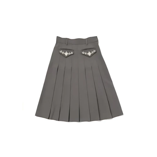 POPPY PEARL PLEATED SKIRT