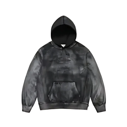 Supreme × MM6 Maison Margiela Foil Box Logo Hooded Sweatshirt