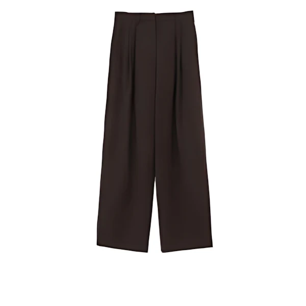 CLANE BASIC TUCK PANTS