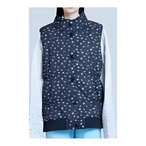 little sunny bite original flower print reversible down vest