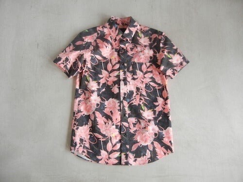 yoshio kubo FISH AND FLOWER S/S SHIRTS