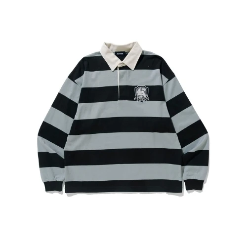 XLARGE EMBLEM STRIPED RUGBY SHIRT