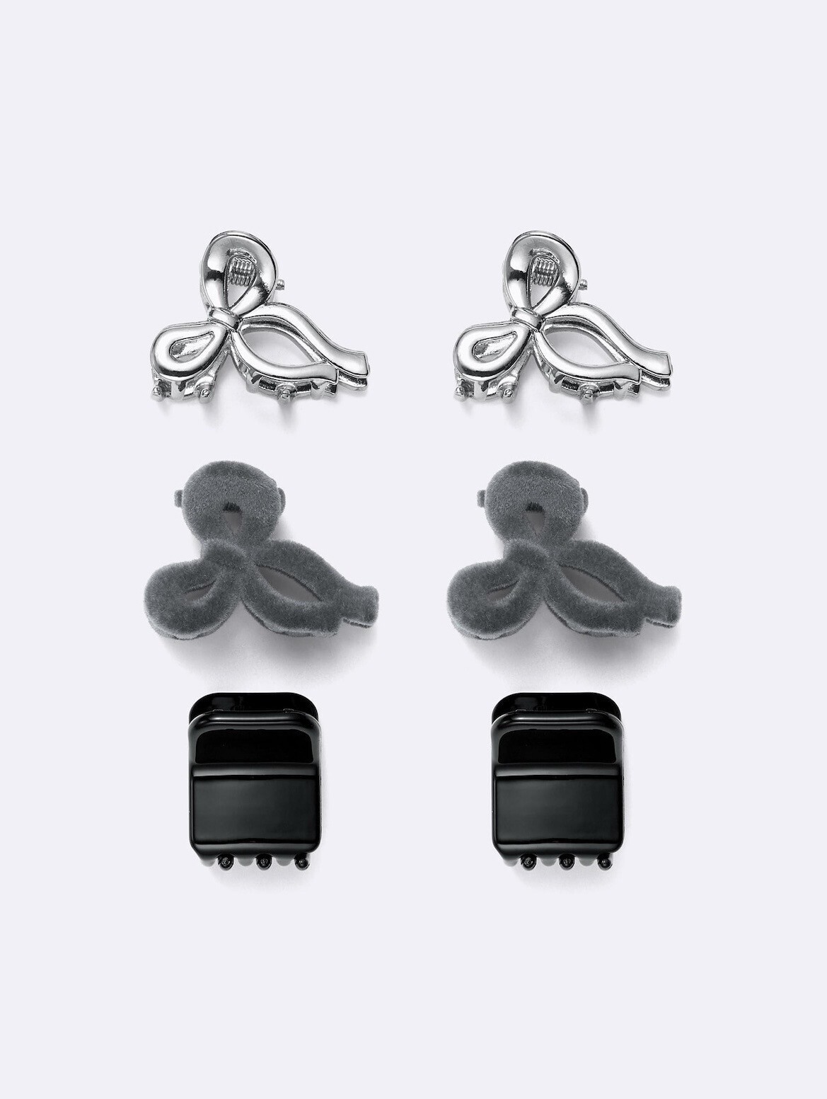 GU モチーフミニヘアクリップ6P
