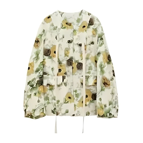 CLANE SCARF FLOWER RIBBON TOPS