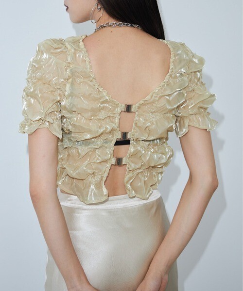 JOSE MOON 'ARIMATSUSHIBORI' 2WAY TOPS GROSSY