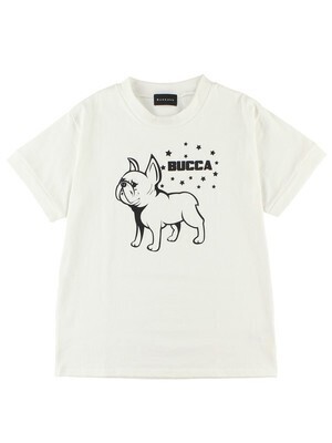 BUCCA 44 ドッグプリントショートスリーブTシャツ