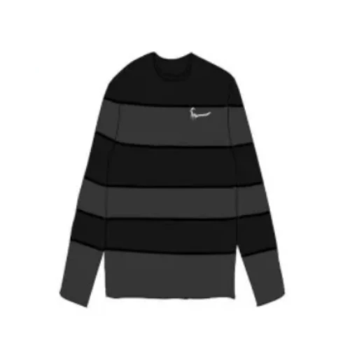 Supreme Small Box Stripe Sweater "Black"