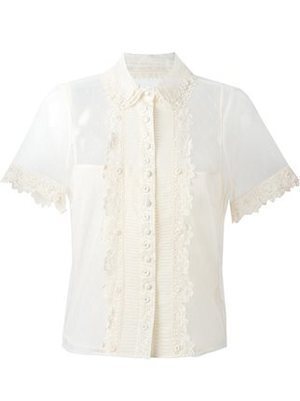 RED VALENTINO レース装飾 ブラウス