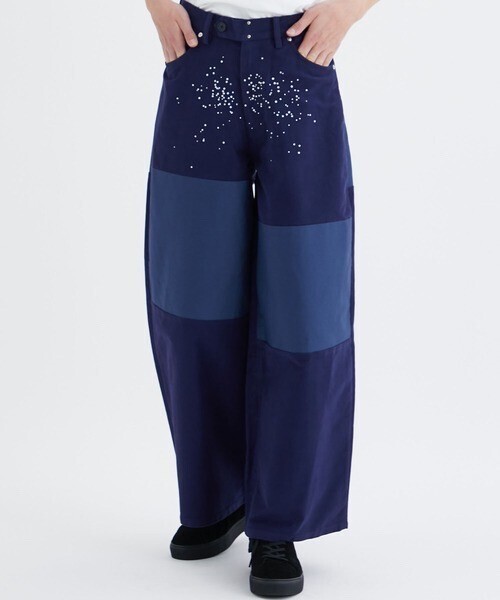 MASU MOLESKIN WIDE PANTS